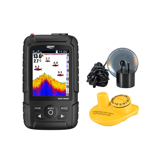 Wireless + cable fish finder